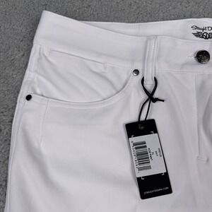 Straight Down Ace Pants Womens XL‎ White Golf Stretch New With Tags